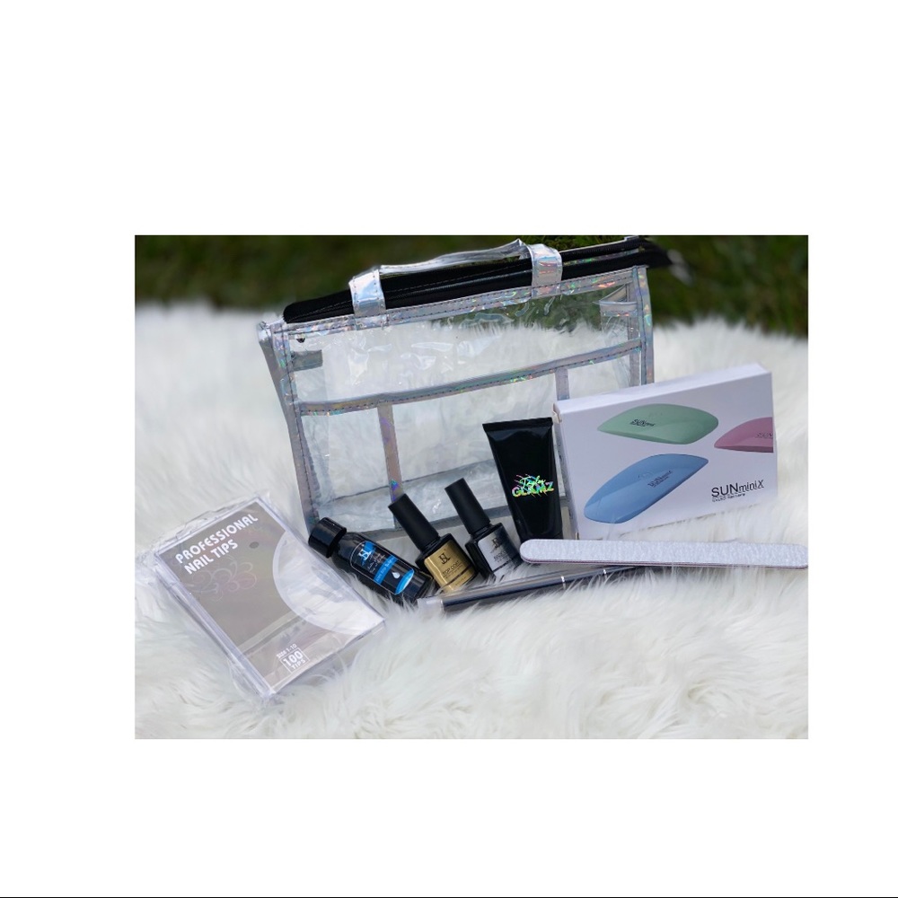 Polygel Nail Kit - Milk White - UV Led Lamp - Picture 6 of 14